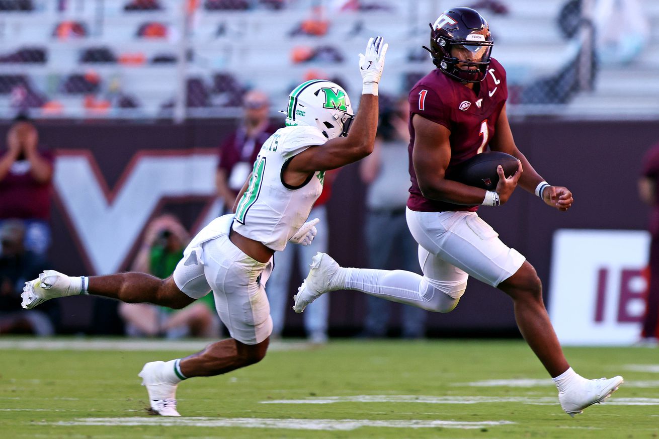NCAA Football: Marshall at Virginia Tech