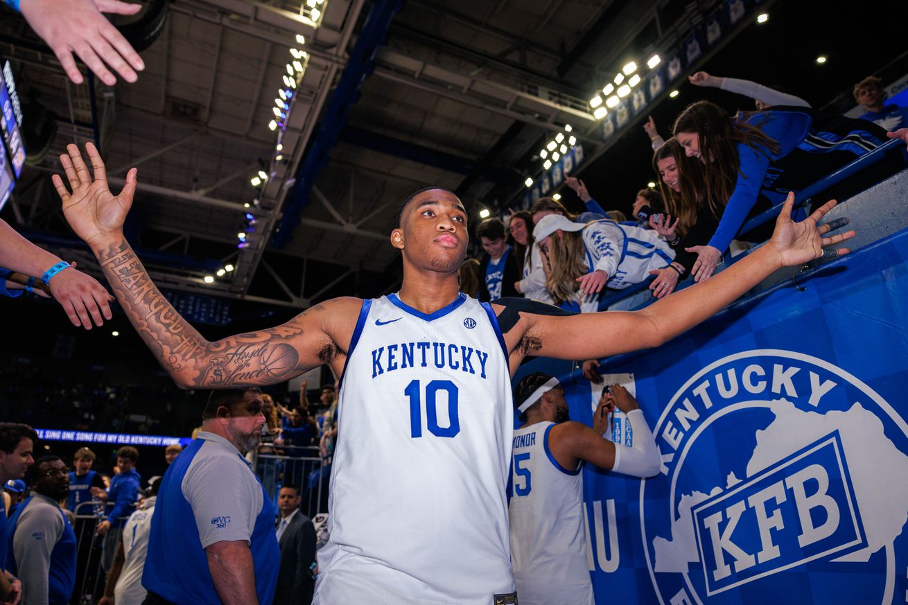 NCAA Basketball: Louisiana State at Kentucky