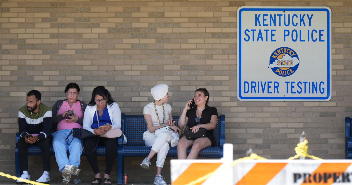 Folks from around Kentucky are waiting in long lines to get their Real ID ahead of the deadline, via Scott Utterback/Courier Journal / USA TODAY NETWORK via Imagn Images