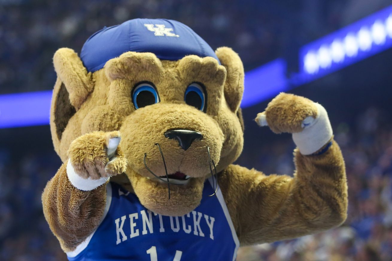 Kentucky Wildcats Mascot.