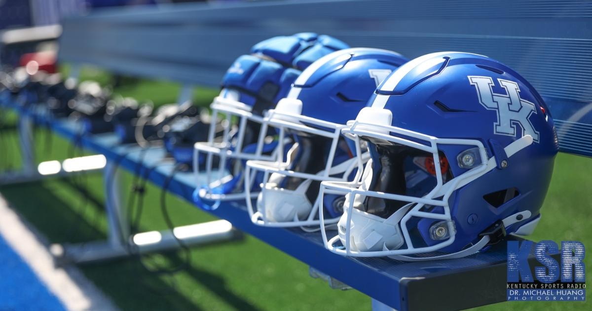 Photo of Kentucky football helmets by Dr. Michael Huang | Kentucky Sports Radio