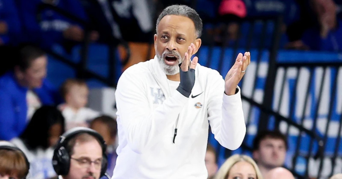 Photo of Kentucky coach Kenny Brooks by Morgan Simmons | UK Athletics