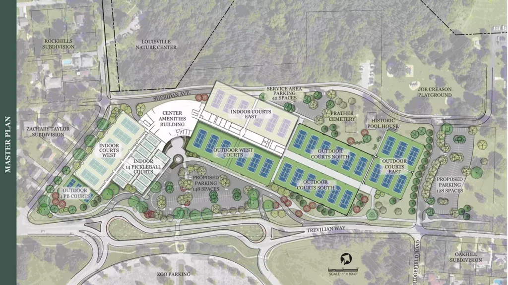 Kentucky Pickleball and Tennis Center Renderings