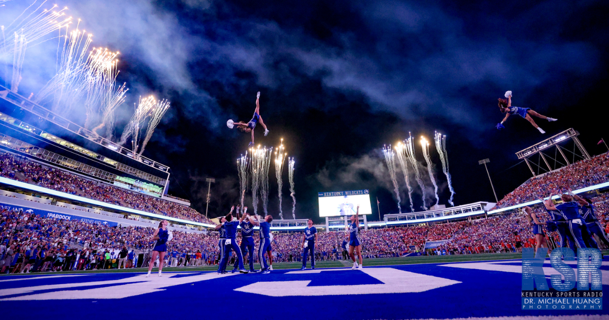 The scene at Kroger Field for a night game - Dr. Michael Huang, Kentucky Sports Radio