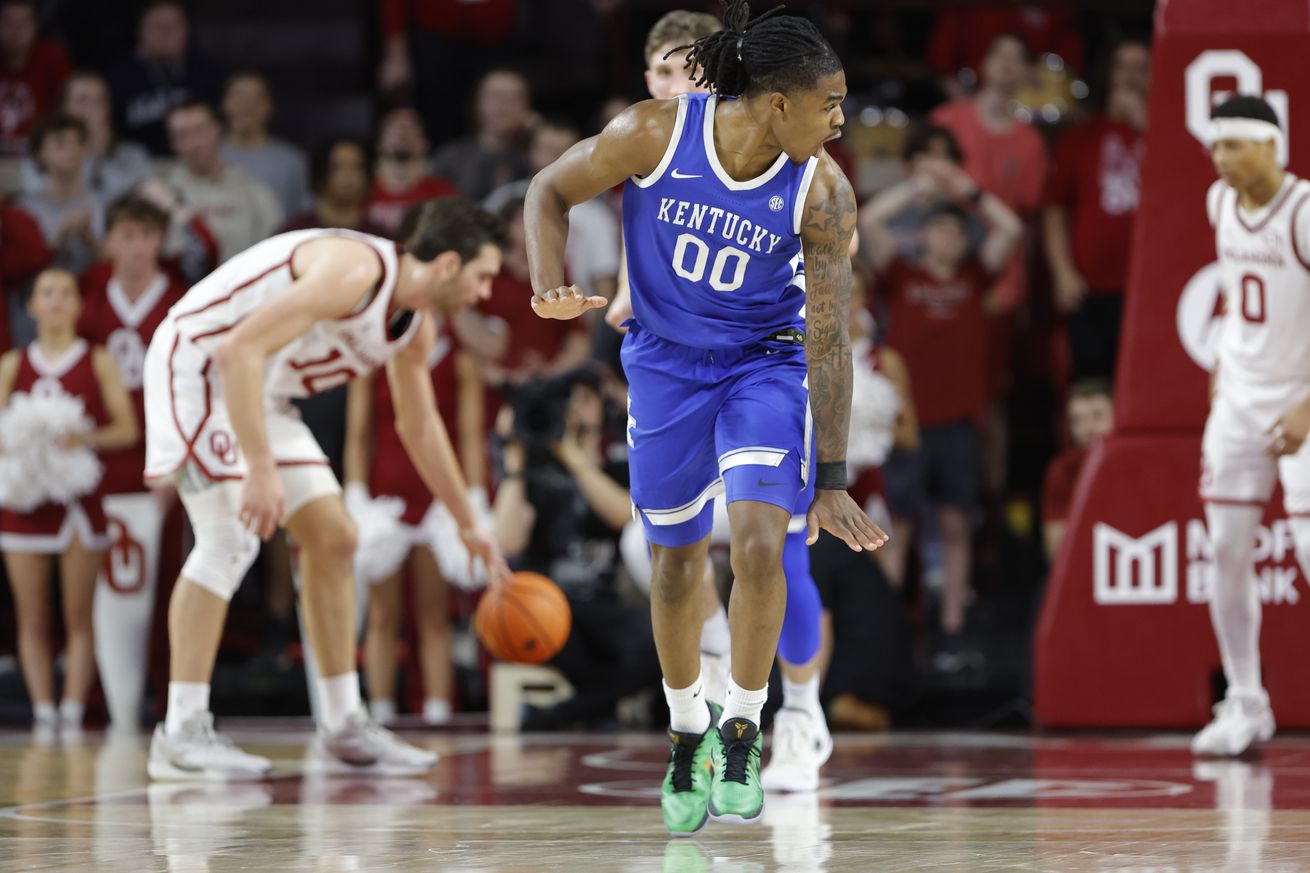 NCAA Basketball: Kentucky at Oklahoma