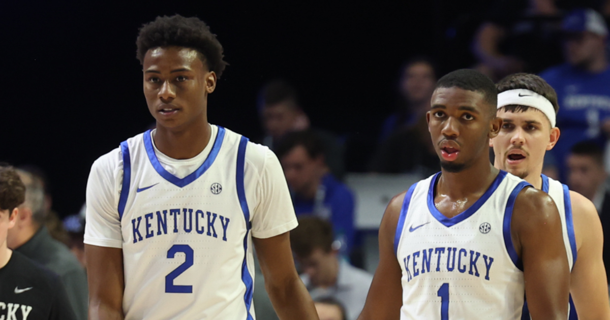 Jaxson Robinson (left) and Lamont Butler - Dr. Michael Huang, Kentucky Sports Radio