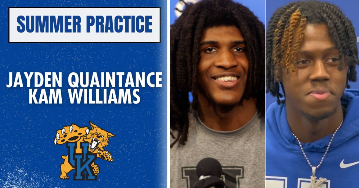 Jayden Quaintance and Kam Williams - Kentucky men's basketball 2025-26 summer interviews