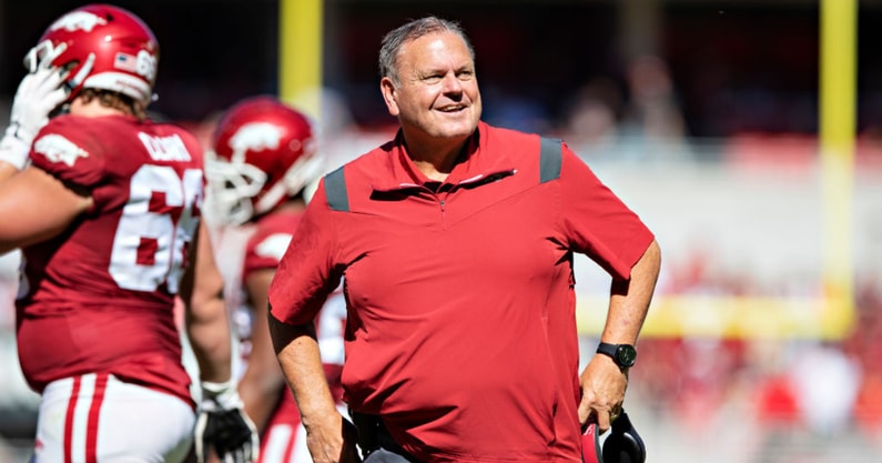 Arkansas head coach Sam Pittman (Photo: USA Today | Imagn Images)