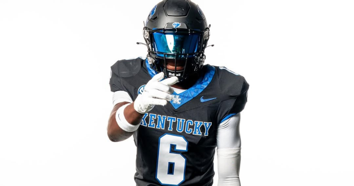 WR Denairius Gray on his official visit to Kentucky, via UK Athletics 